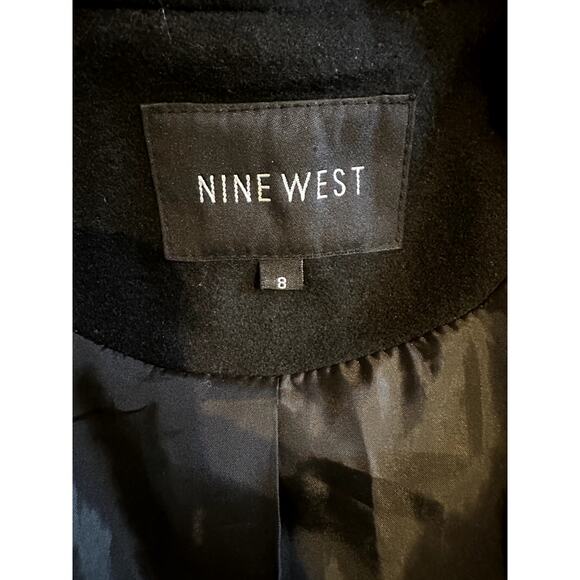 Nine West Black Peacoat Women's Size 8 - Picture 4 of 6